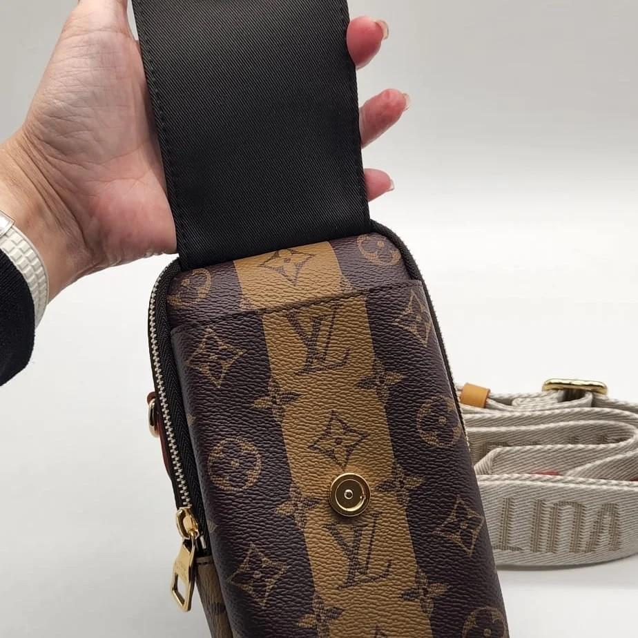 Shop Louis Vuitton Flap Double Phone Pouch (M81060) by CITYMONOSHOP
