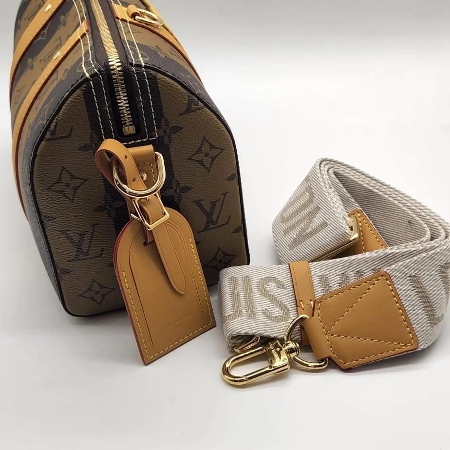 Louis Vuitton x Nigo Keepall 50 Bandouliere Stripes - Brown Weekenders,  Bags - LOU771001