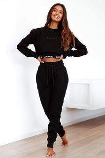 LOUNGE Cropped Jumper and Trackies