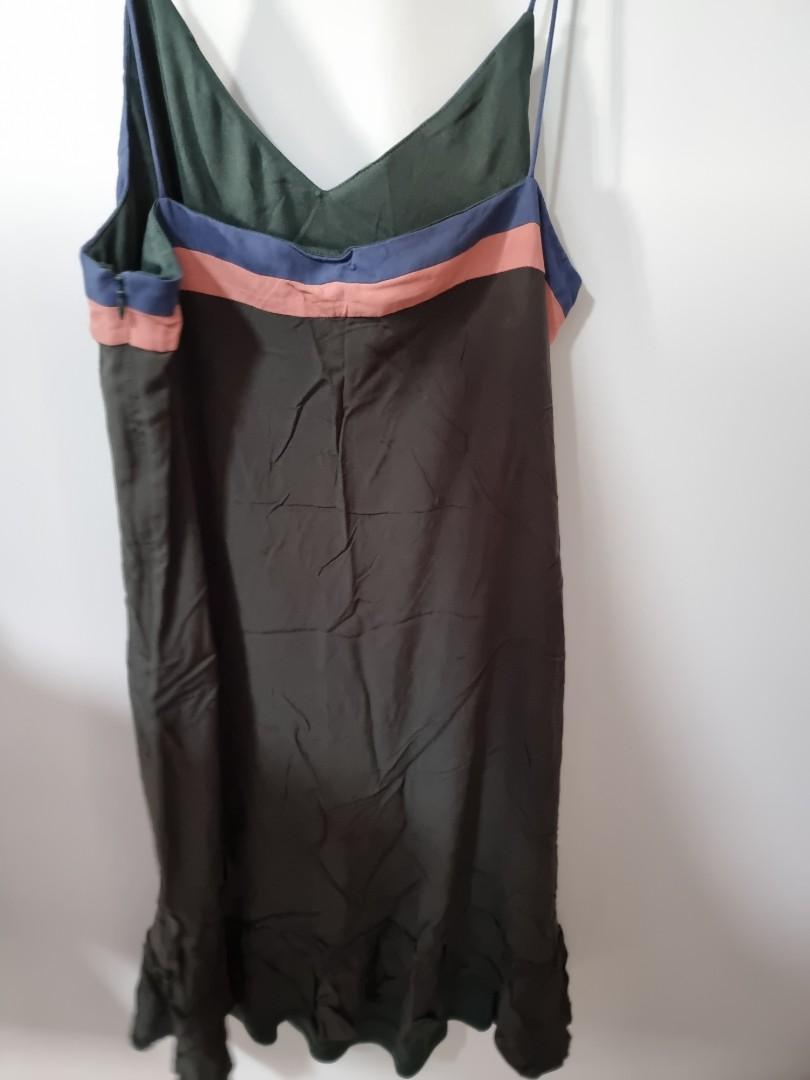 Benuti solid dress light green