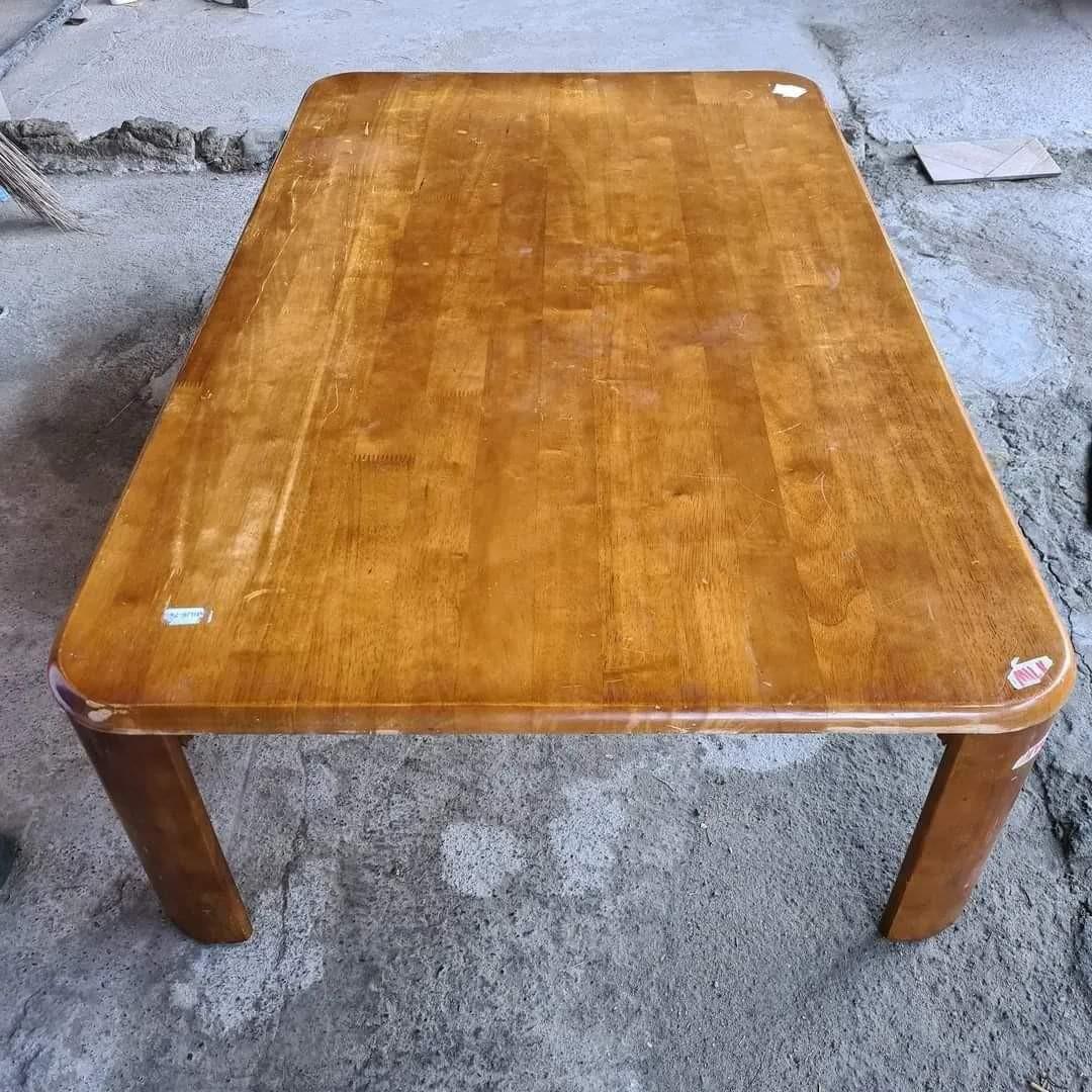 Low Height Center Table with Foldable Legs (Category: Tables & Sets) located in Malolos. Submitted by jestrelita (Listing ID 1177924104, Image 1). Description: Low Height Center Table with Foldable Legs P3,200 - Made in Vietnam - Foldable Legs - Heavy /sturdy / look like new - Full-body solid wood - Minimal body scratches only - Good condition.