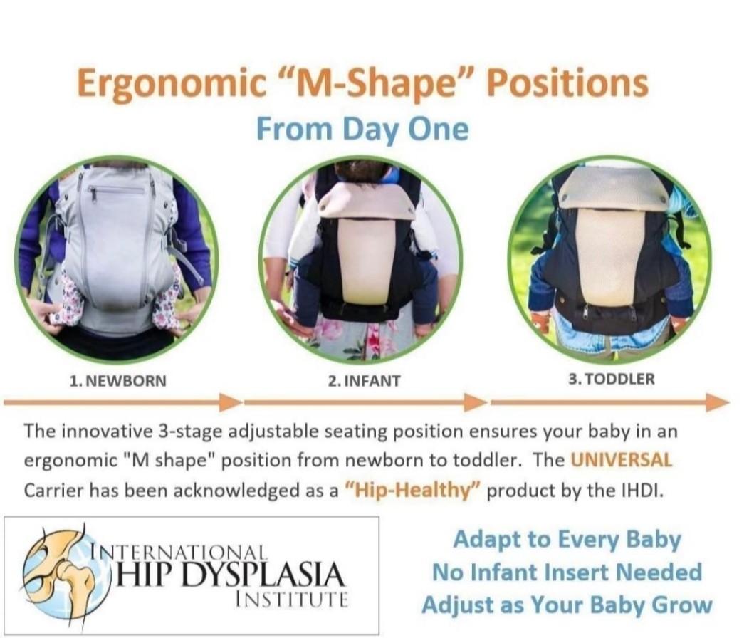 LUMIERE UNIVERSAL BABY CARRIER SSC ERGONOMIC NEWBORN TO