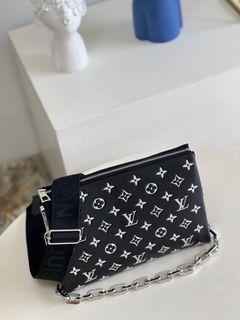 Louis Vuitton Black Monogram Embossed Puffy Leather Coussin iPhone