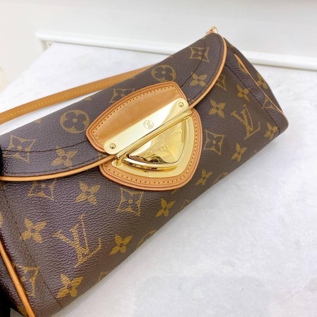 LV Eva Clutch Monogram, Luxury, Bags & Wallets on Carousell
