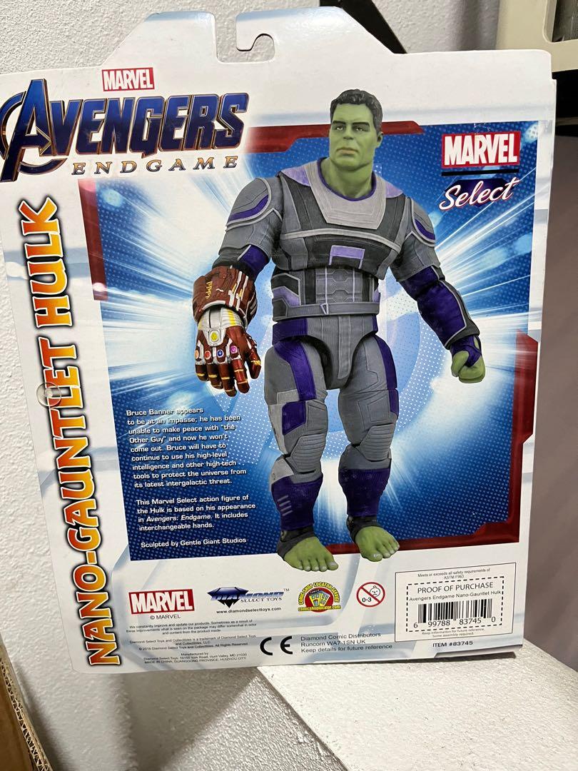Marvel select endgame hulk clearance