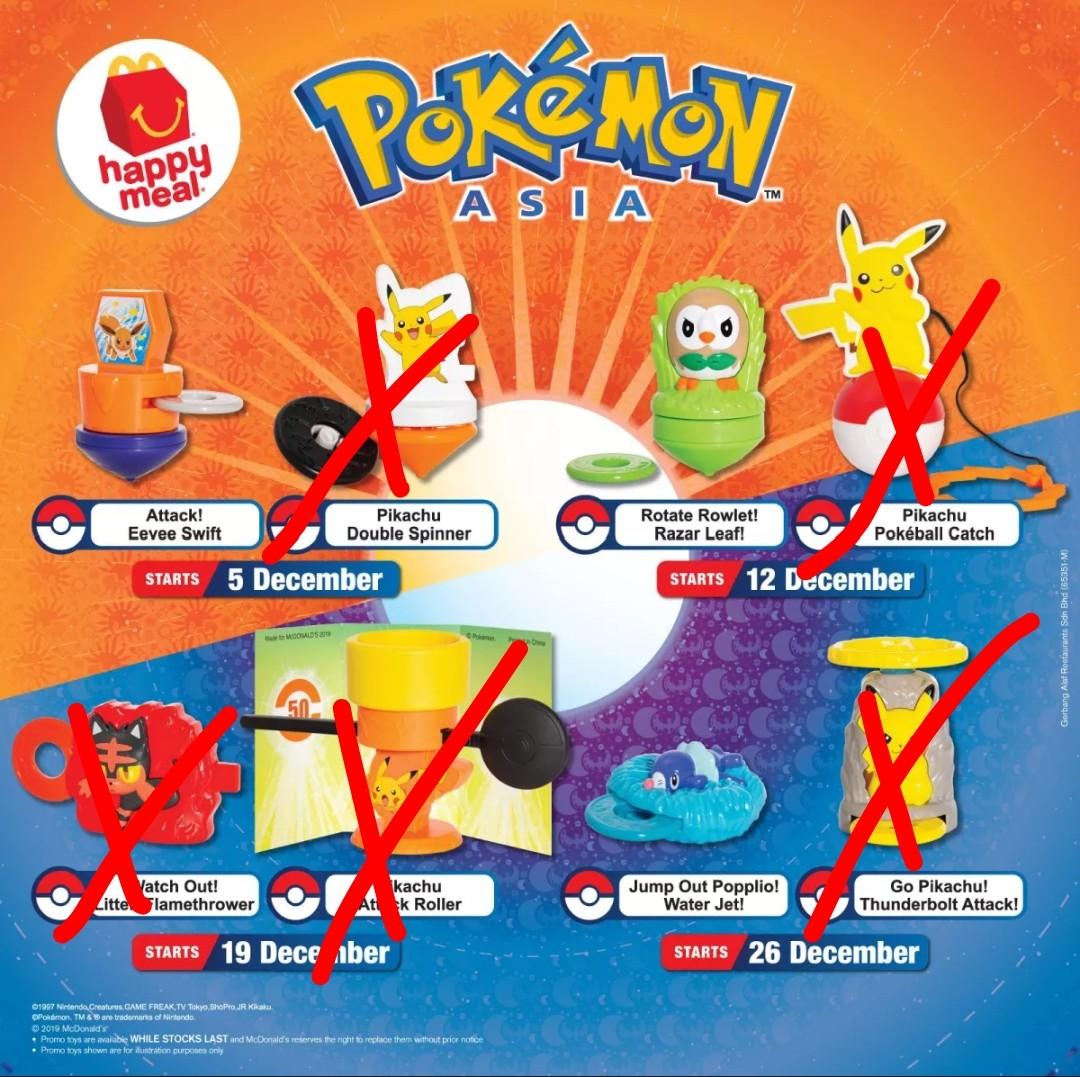 Happy meal outlet pokemon 2019