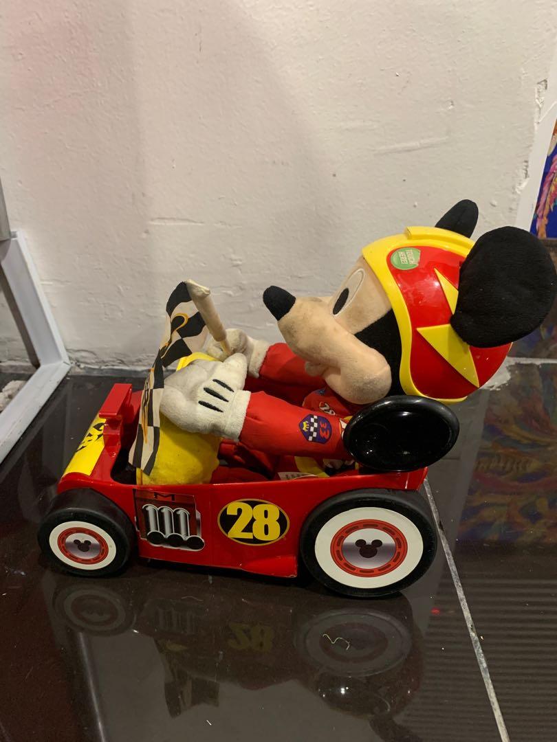 Mickey and the roadster racers talking mickey mouse plush and car store