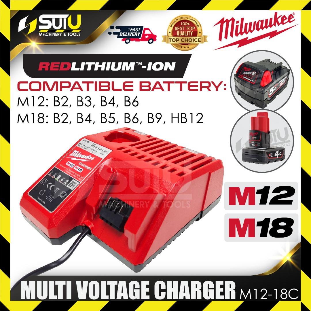 M12 Multi-Volt, Rapid and REDLITHIUM Charging Accessories