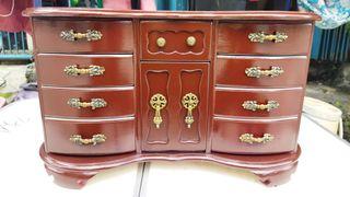 mini cabinet jewelry box and accessories box