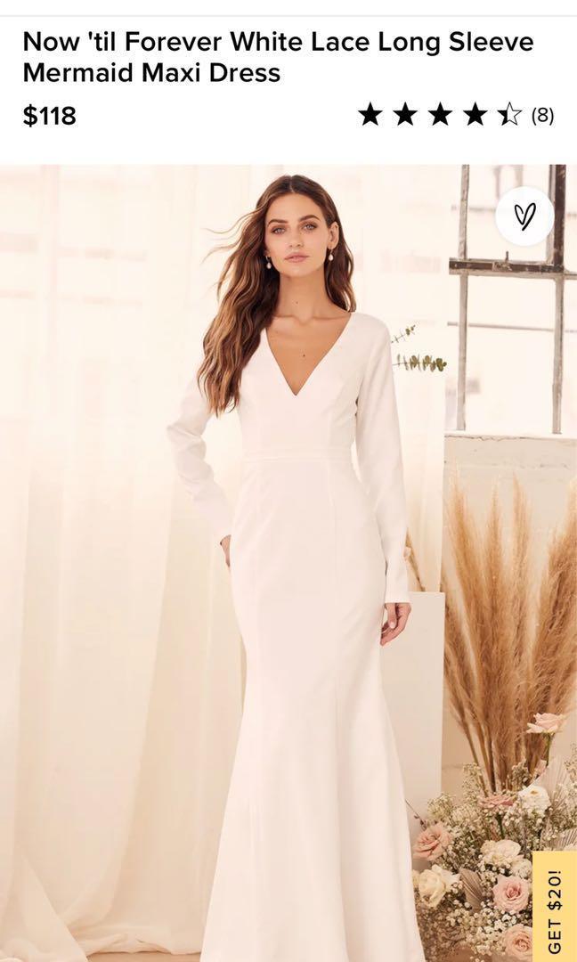 Simple plain long gown sales