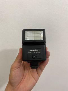 Minolta external flash