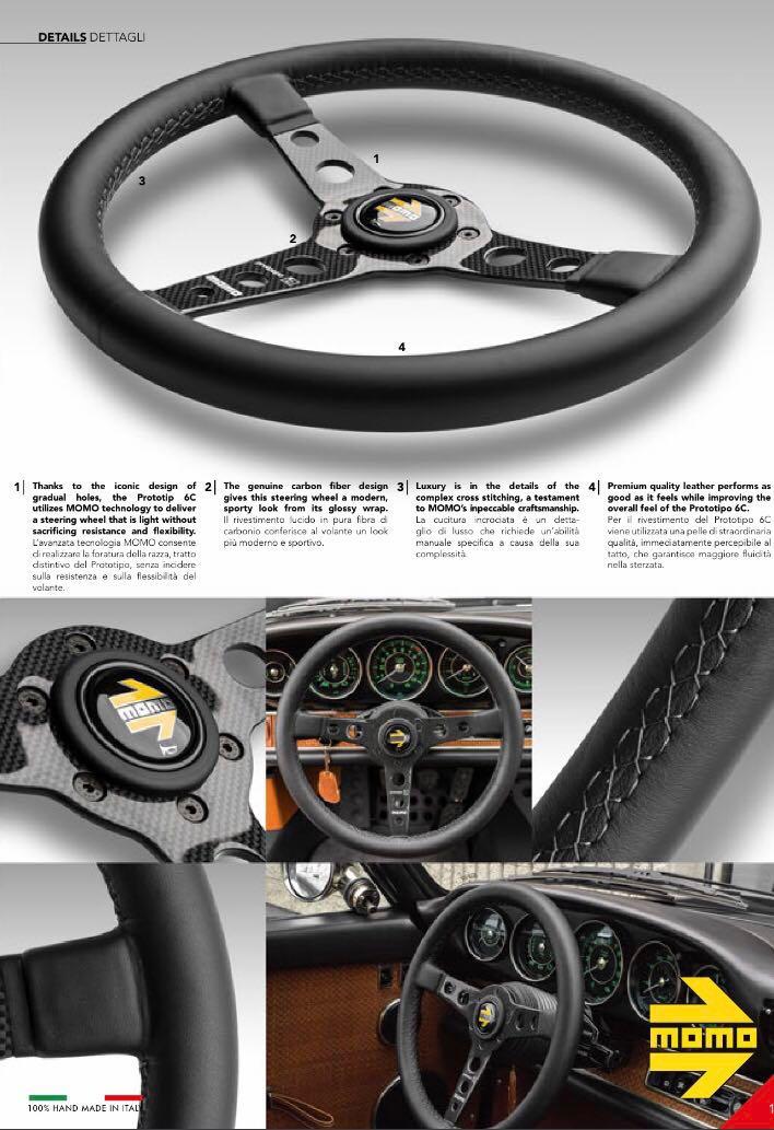 Momo Prototipo 6C : MOMO Prototipo 6C Carbon 350mm Steering Wheel – WRRVM