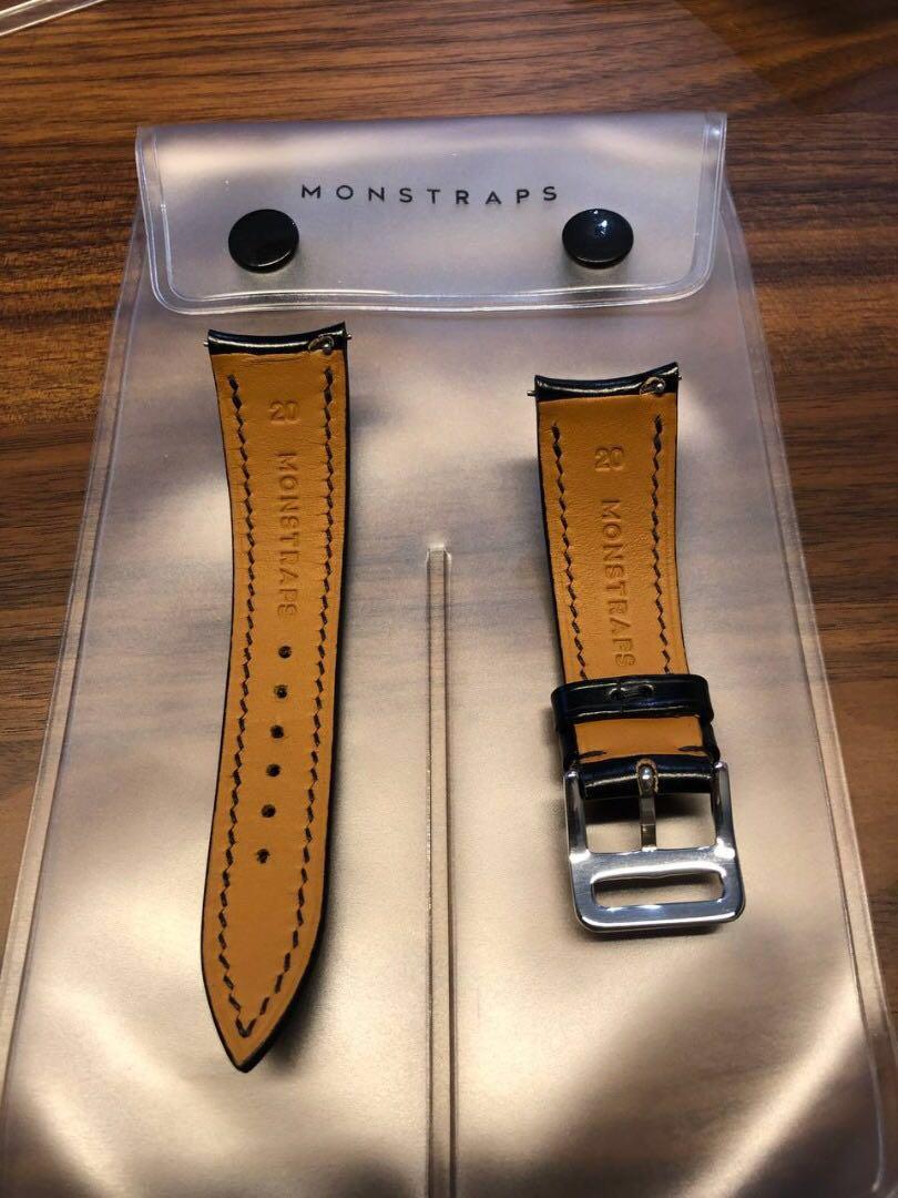 Swift Leather Strap (Orange) - Monstraps