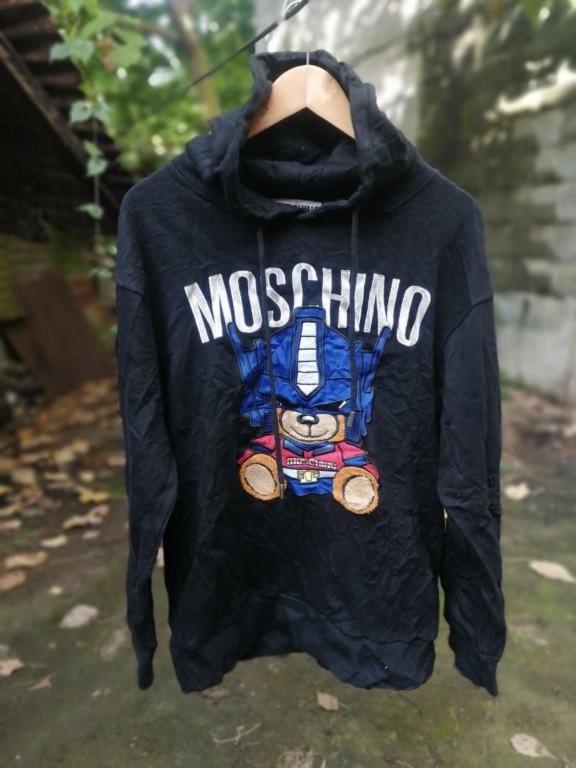 Moschino transformer bear discount hoodie