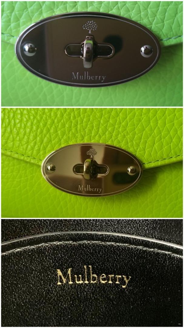 REDUCED Mulberry Darley Mini Shoulder Crossbody Bag Neon YellowGreen