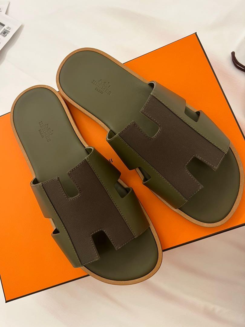 New HERMES Men Sandal size 42, Men's Fashion, Footwear, Flipflops and