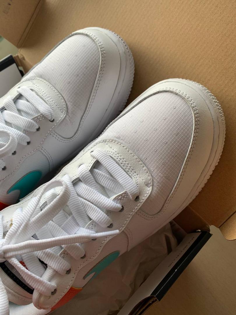 Nike air force 1 07 white light aqua cosmic clay deals
