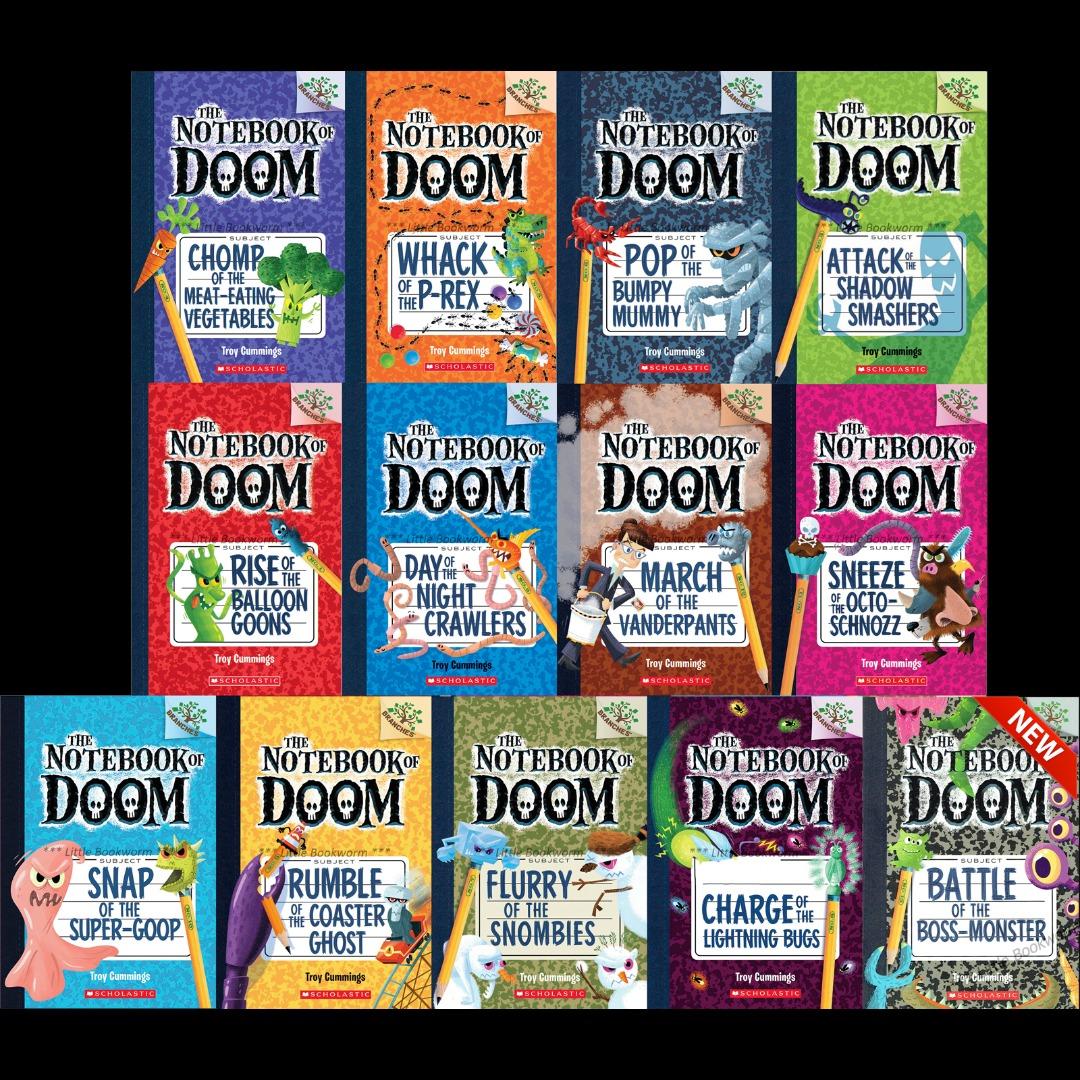 Notebook Of Doom (Books 1-13), 興趣及遊戲, 書本& 文具, 小朋友書