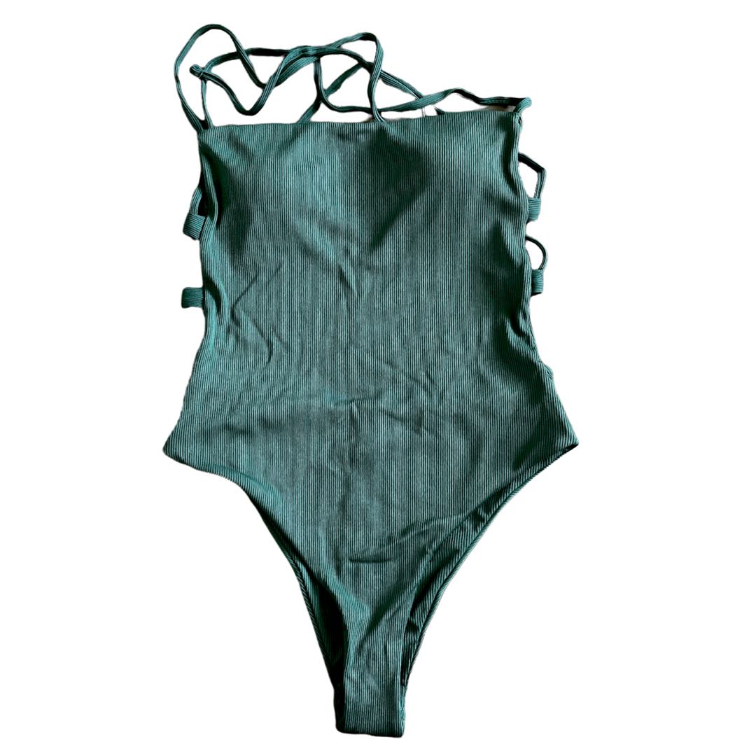 One piece swimsuit Dark green, Women's Fashion, Swimwear, Bikinis