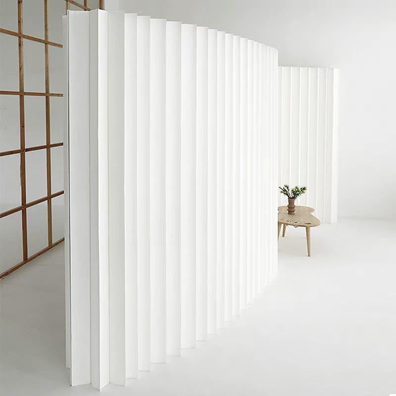 Pleated Foldable Wall Display Wedding Backdrop, Furniture & Home Living