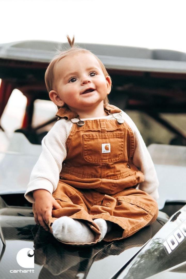 Baby carhartt overalls new arrivals pink