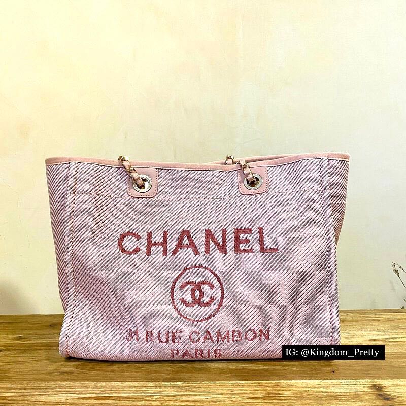 Chanel Mini Deauville Tote - Pink Totes, Handbags - CHA852276
