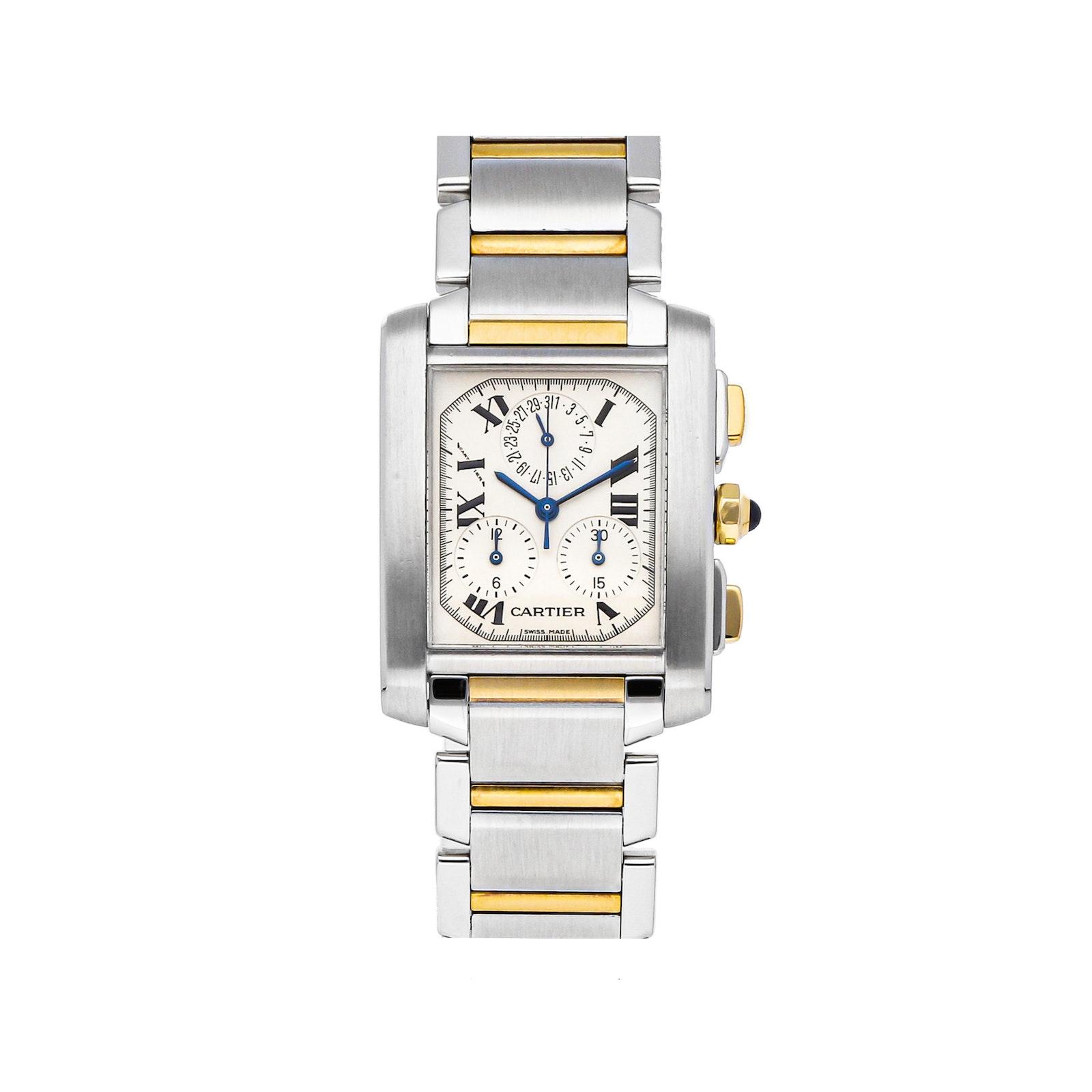 Cartier tank francaise xl new arrivals