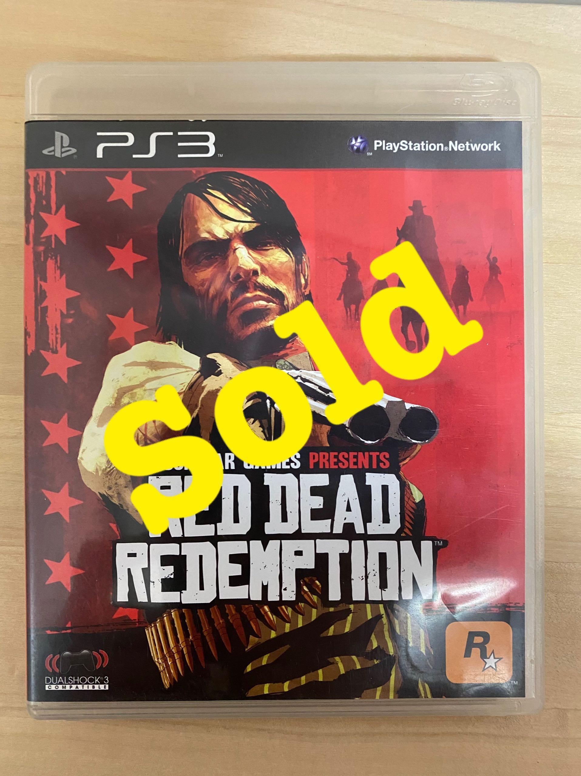 PS3 game PlayStation game (Red Dead Redemption/grand theft auto V), 電子遊戲, 電子遊戲, PlayStation