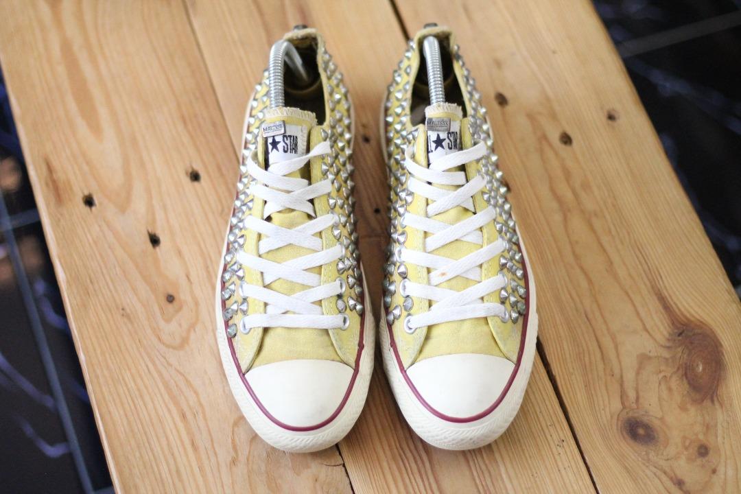 Studded converse uk top