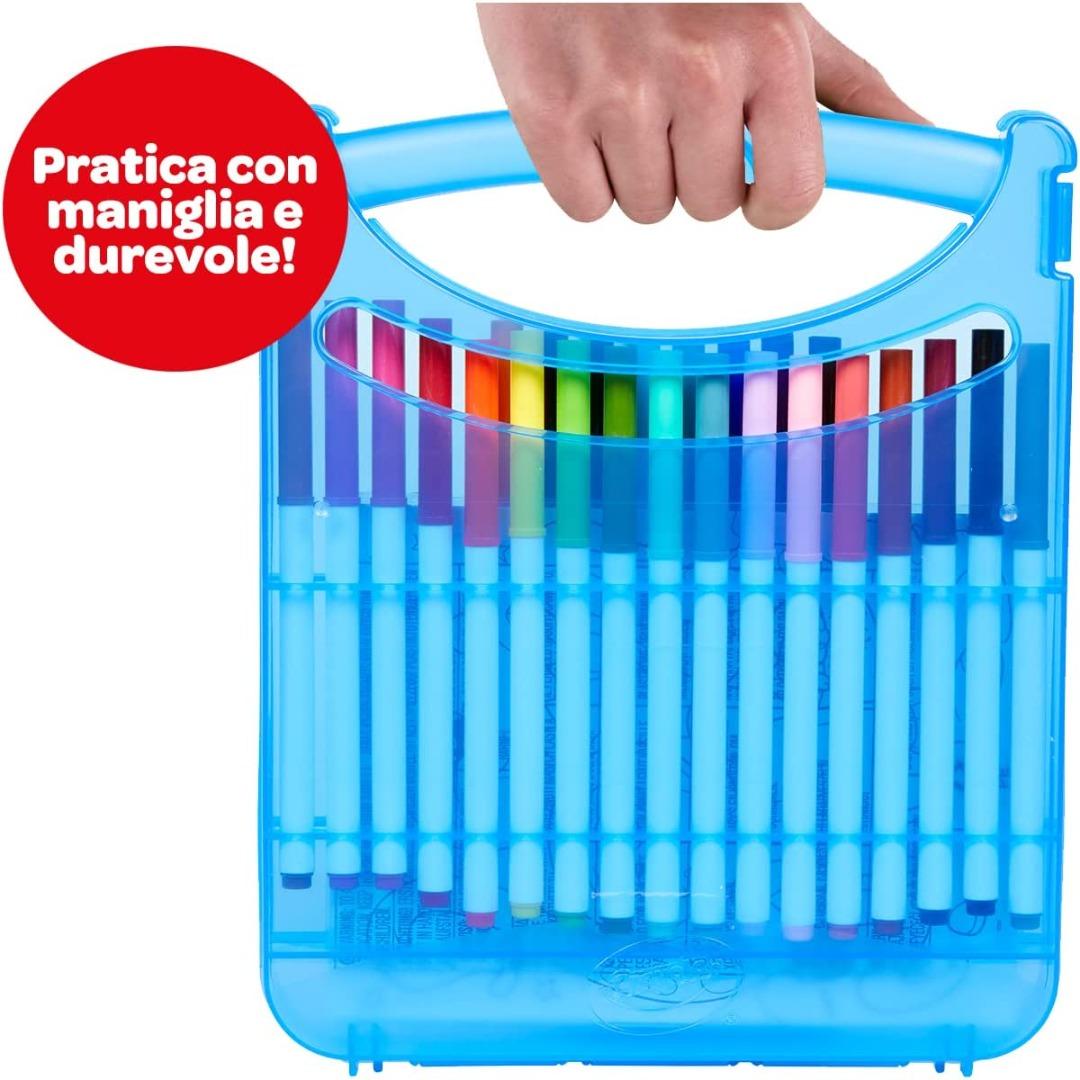 {READY STOCK} Crayola Super Tips Coloring Art Case with Coloring Pages ...