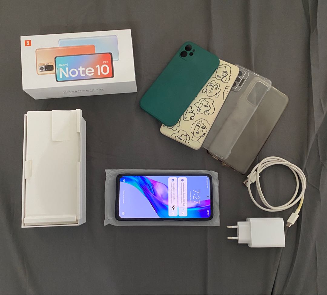 Redi Note 10 Pro Box Redmi Note 10 Pro 6gb/128gb, Mobile Phones & Gadgets, Mobile Phones ...