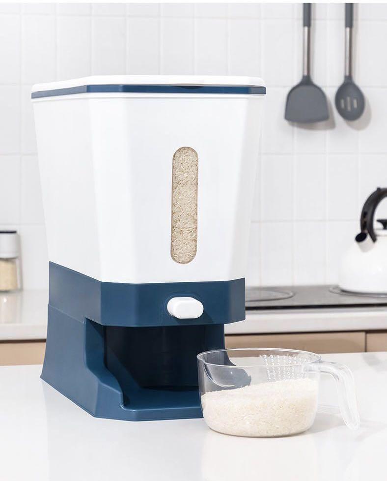 Blue Container For Rice Rice container, TV & Home Appliances, Kitchen Appliances, Other Kitchen ...