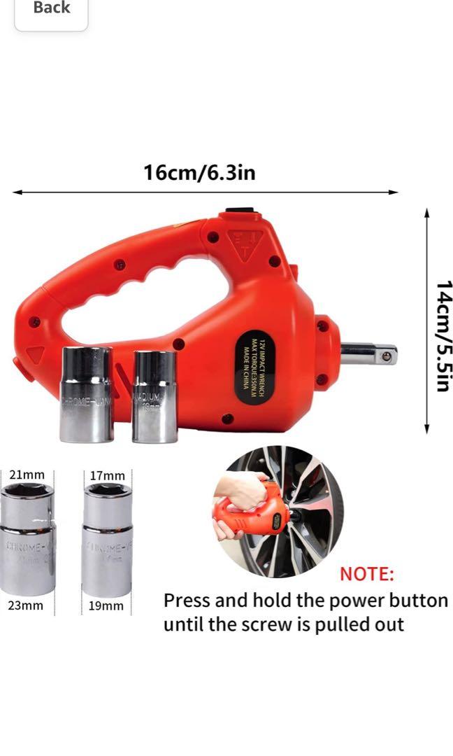 ROGTZ Electric Hydraulic Car Jack Kit with Impact Wrench and Tire