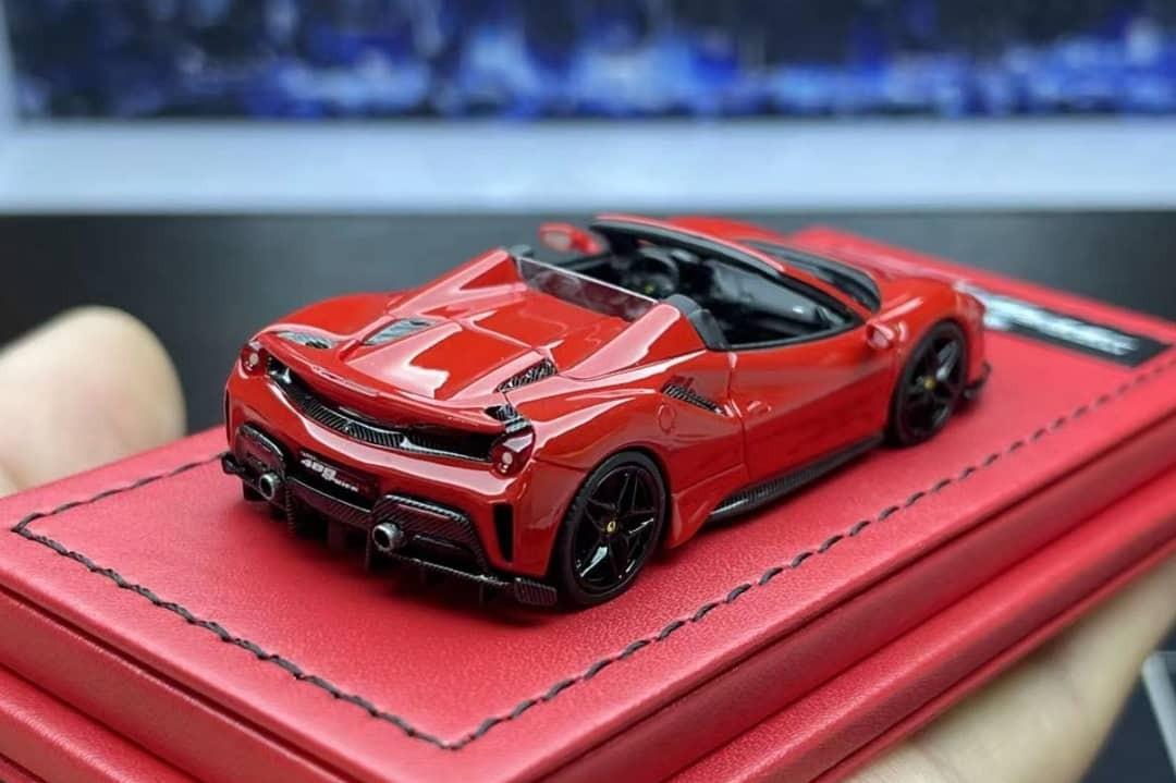 Rotating Wheel RH 1:64樹脂手辦模型。488 Pista,首批2款4色預售中