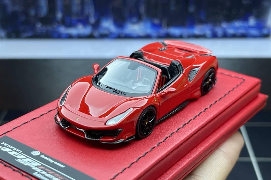 1/64 Rotating Wheel RW フェラーリ 488 ピスタ 赤-