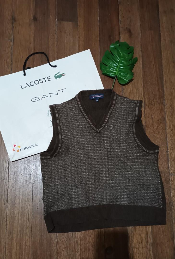 Roundtree and Yorke V neck Wool Vest 18x20 Babies Kids
