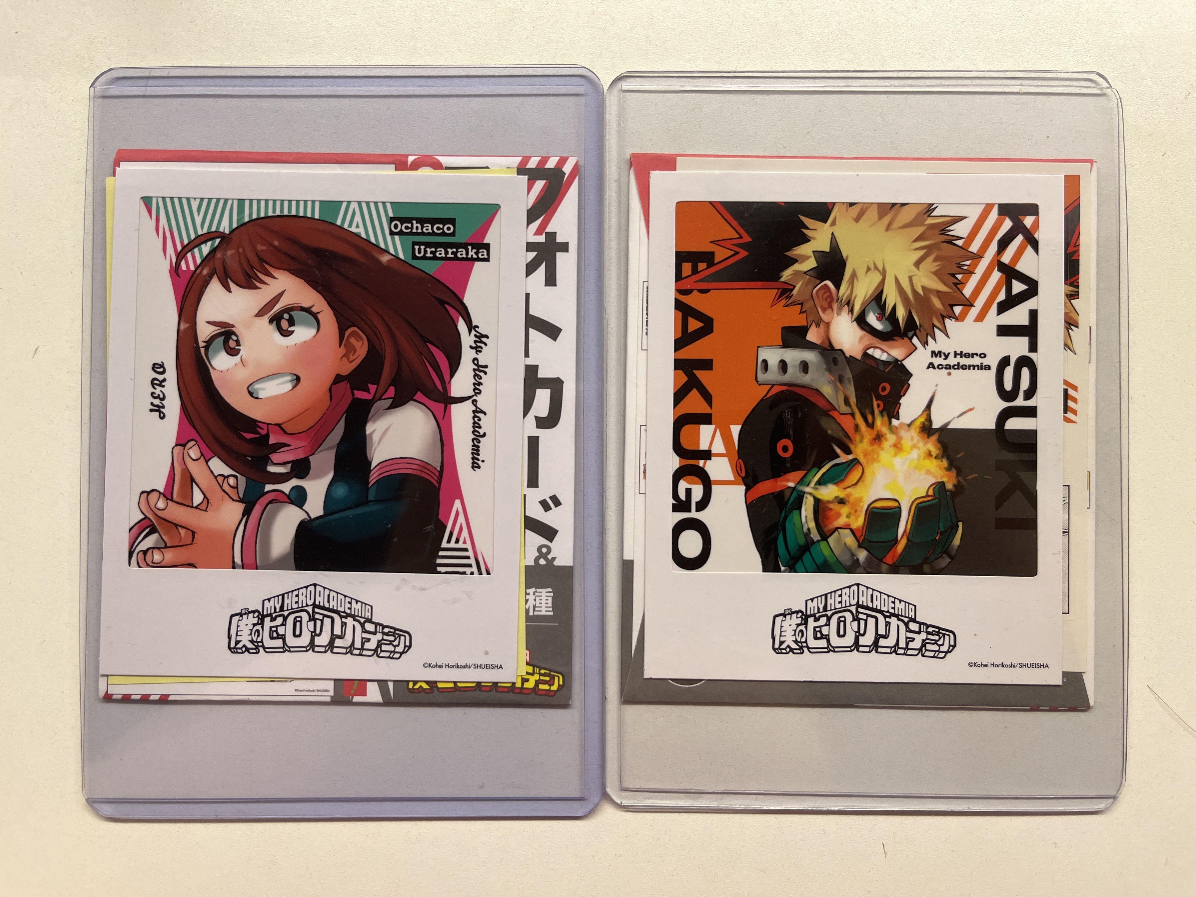 [SET] BNHA | MHA Bakugo and Uraraka Polaroid and Sticker set, Hobbies ...