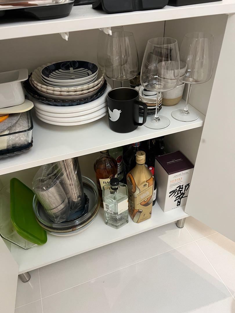 Set of IKEA Eket assembled (25cm and 35cm depth), Furniture