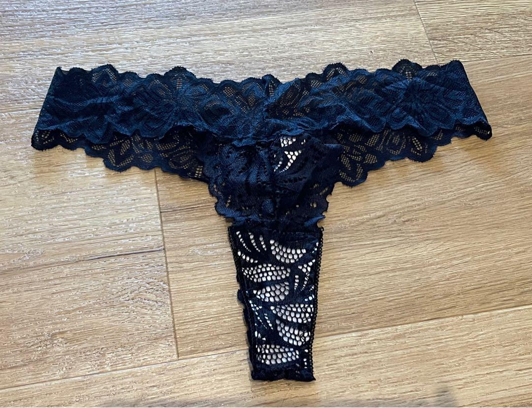 Sexy girl panty black, Women's Fashion, Bottoms, Other Bottoms on Carousell