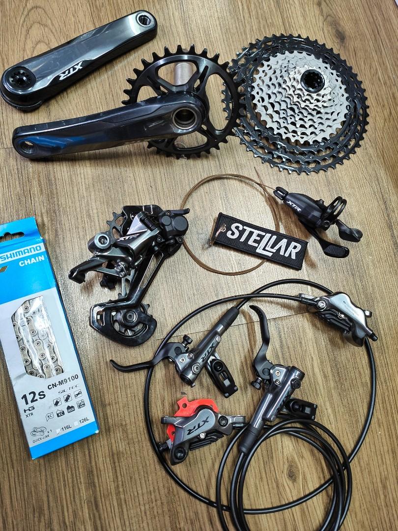 Shimano XTR groupset mtb Sports Equipment Bicycles Parts