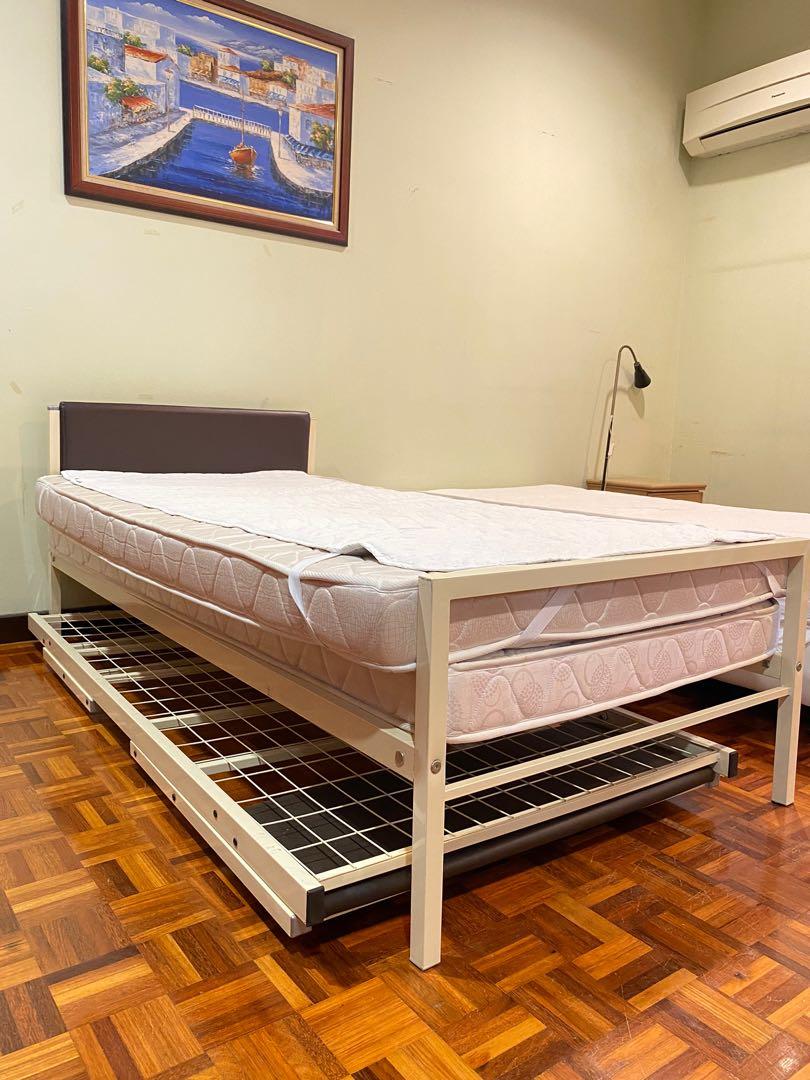 Convertible single on sale to double bed