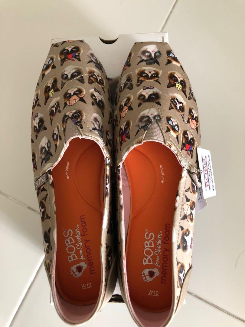 Skechers BOBS Grumpy Cat, Women's Fashion, Footwear, Sneakers on Carousell
