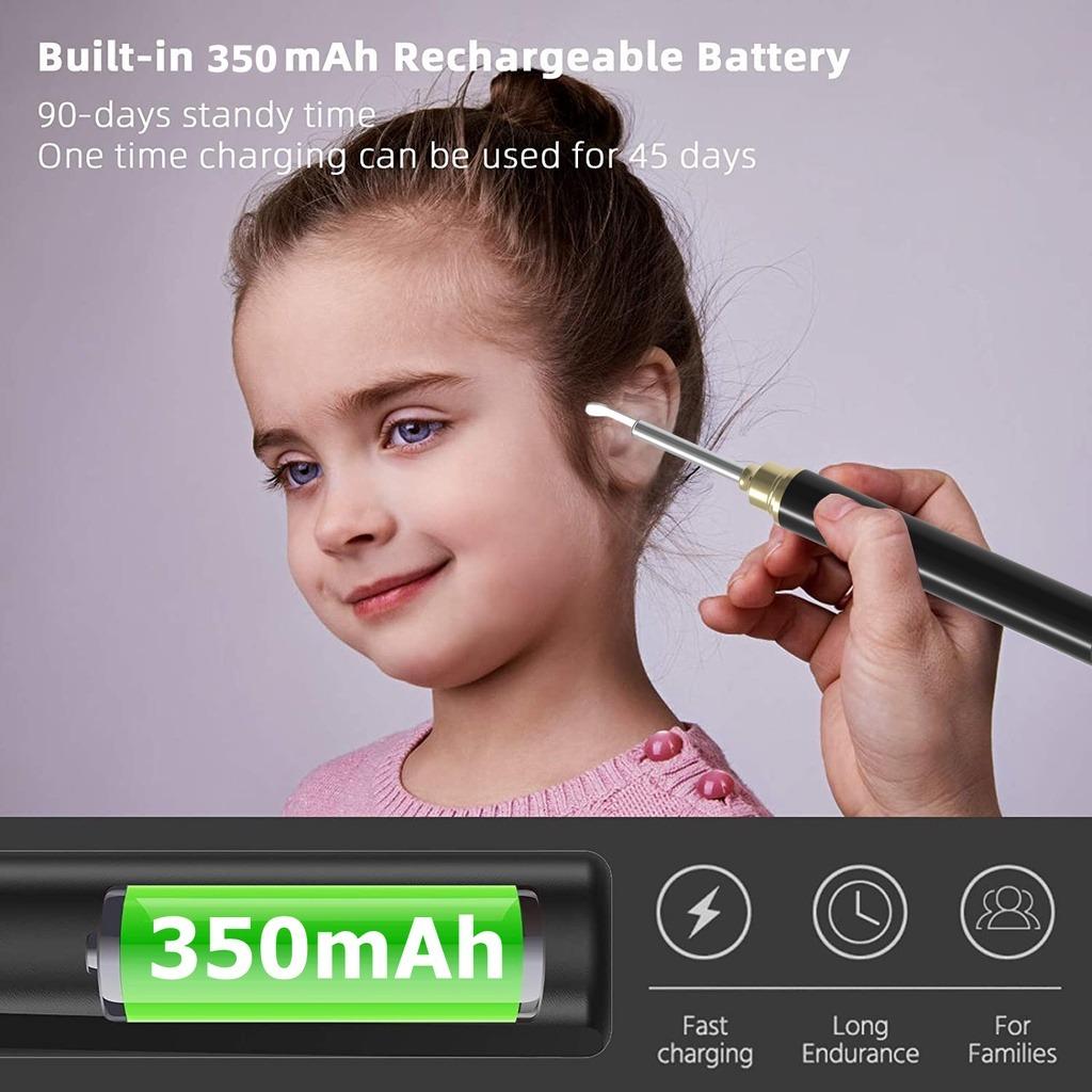 Smart Visual Ear Cleaner with HD Endoscope & Precision Tweezers - Safe for Adults & Children(white) main image 1