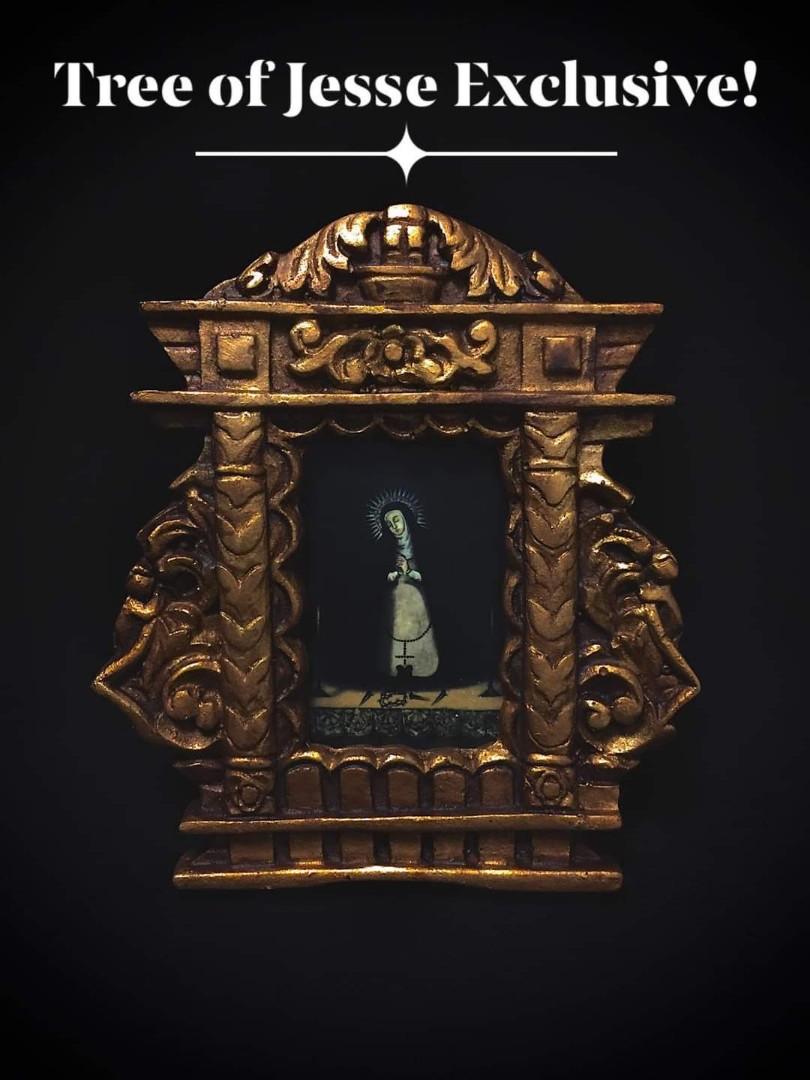 Soledad de Porta Vaga Colonial mini Frame (Category: Frames & Pictures) located in Manila. Submitted by elliot.eustacio-23649 (Listing ID 1177929744, Image 2). Description: -Hi quality fiber resin Frame -Comes in 2 sizes, 5.5 inches and 3 inches frame -3inches frame cost P195 only -Perfect for home altars and as car decor. PM for delivery or meet ups..