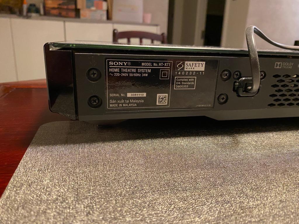 Sony HTXT1 home theatre system, 家庭電器, 電視 & 其他娛樂, 娛樂系統及智能家居產品 Carousell