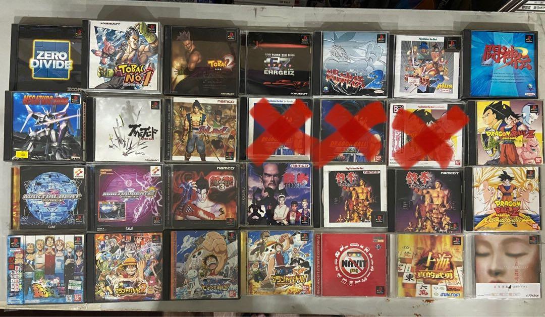 Sony Playstation Original Japan Game Part 2, Video Gaming, Video Games