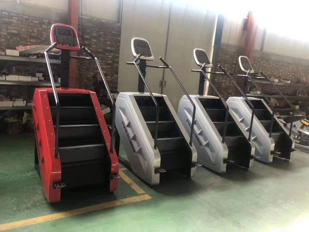 STAIR CLIMBER Gym Equipment (Category: Cardio & Fitness Machines) located in Quezon City. Submitted by buyandsellleverything (Listing ID 1177897153, Image 1). Description: STAIR CLIMBER Stair Climber 125,000 Display: time, speed, calories, grade Power supply voltage: 220V, pwoer supply mode: plug in Ultimate load: 150kg Product size: 1450*880*2240mm Packing size: 1370*960*1210mm Net weight / gross weight: 205kg / 255kg We have Shop in Quezon City