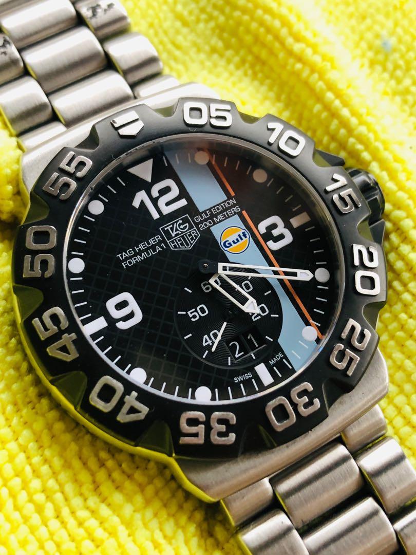 Tag Heuer Formula 1 F1 Grande Gulf Special Edition Luxury