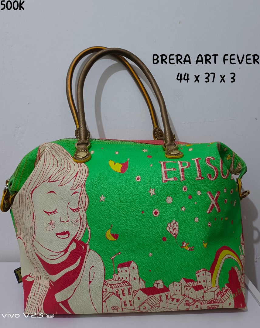 Jual Tas Brera Art Fever Angel Pink Sling Bag