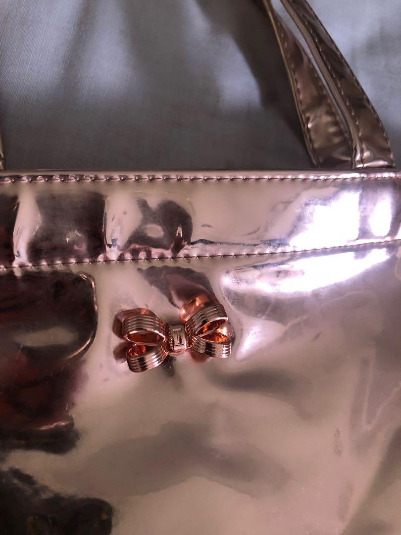 Ted Baker Women's Motia Mirrored Shopper Bag - Rose Gold